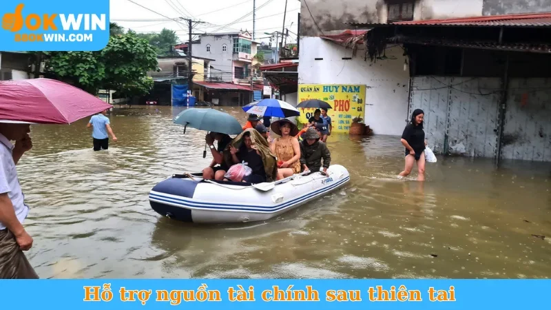 Hỗ trợ nguồn tài chính sau thiên tai